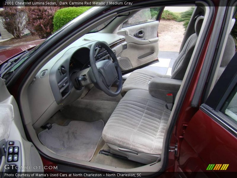 Dark Carmine Red Metallic / Medium Gray 2001 Chevrolet Lumina Sedan