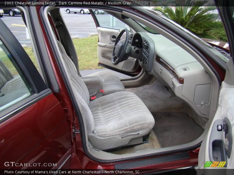 Dark Carmine Red Metallic / Medium Gray 2001 Chevrolet Lumina Sedan
