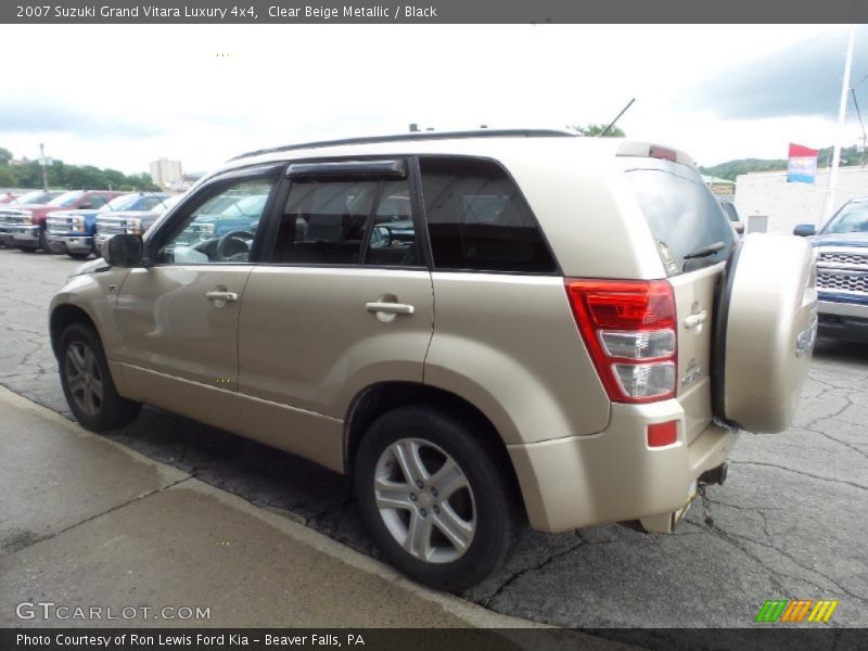 Clear Beige Metallic / Black 2007 Suzuki Grand Vitara Luxury 4x4