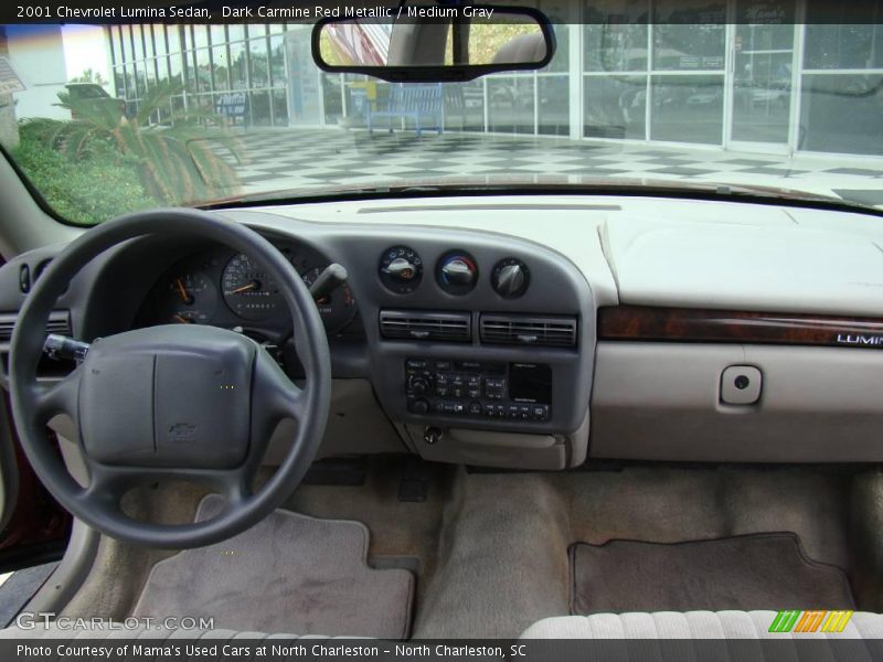 Dark Carmine Red Metallic / Medium Gray 2001 Chevrolet Lumina Sedan