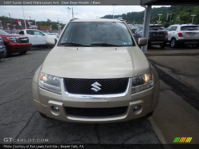 Clear Beige Metallic / Black 2007 Suzuki Grand Vitara Luxury 4x4