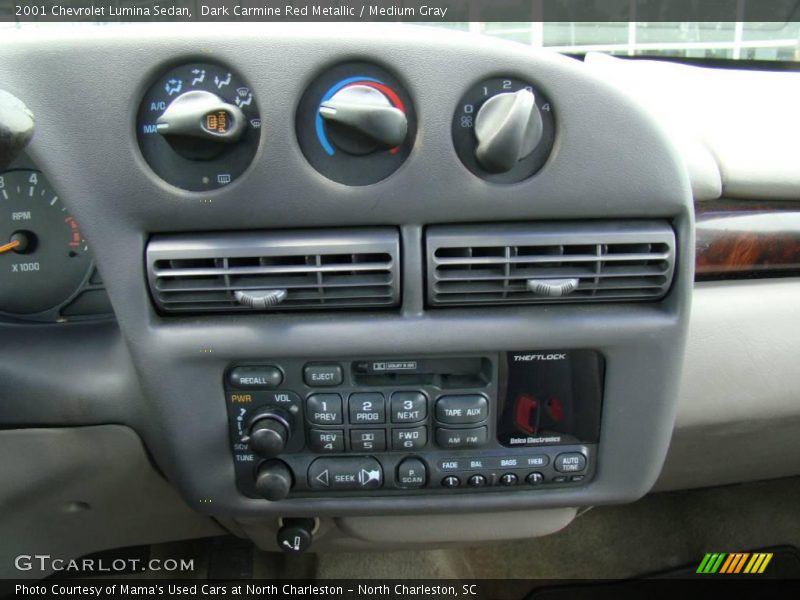 Dark Carmine Red Metallic / Medium Gray 2001 Chevrolet Lumina Sedan