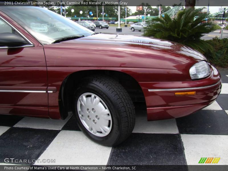 Dark Carmine Red Metallic / Medium Gray 2001 Chevrolet Lumina Sedan