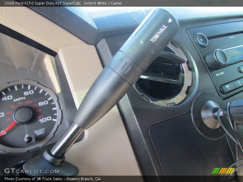 Oxford White / Camel 2008 Ford F250 Super Duty XLT SuperCab
