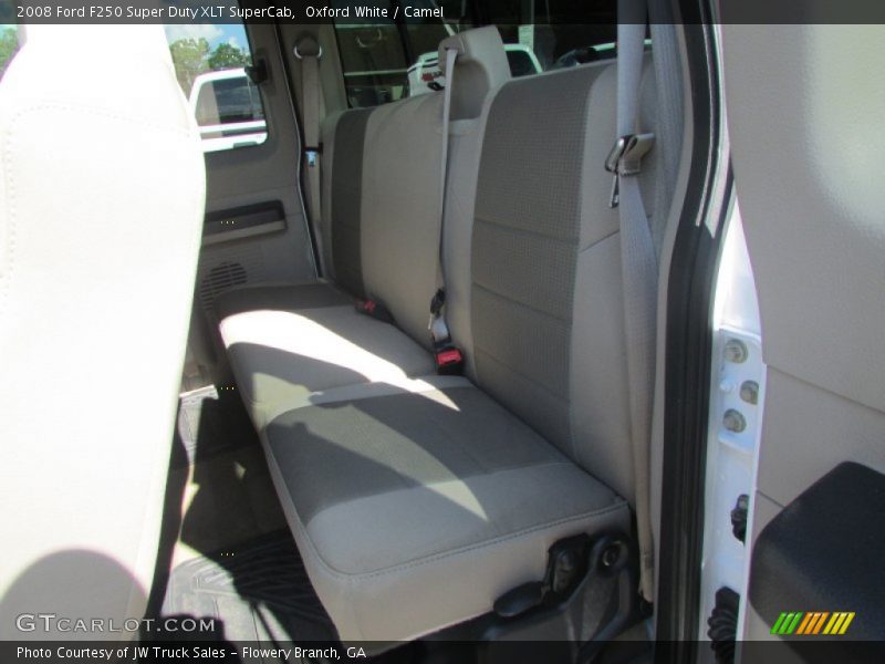 Oxford White / Camel 2008 Ford F250 Super Duty XLT SuperCab