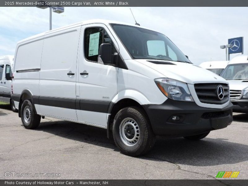 Arctic White / Black 2015 Mercedes-Benz Sprinter 2500 Cargo Van