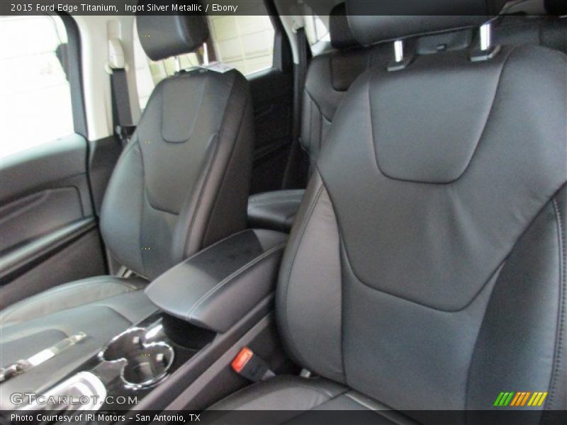 Ingot Silver Metallic / Ebony 2015 Ford Edge Titanium