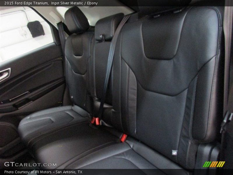 Ingot Silver Metallic / Ebony 2015 Ford Edge Titanium