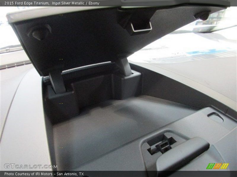 Ingot Silver Metallic / Ebony 2015 Ford Edge Titanium