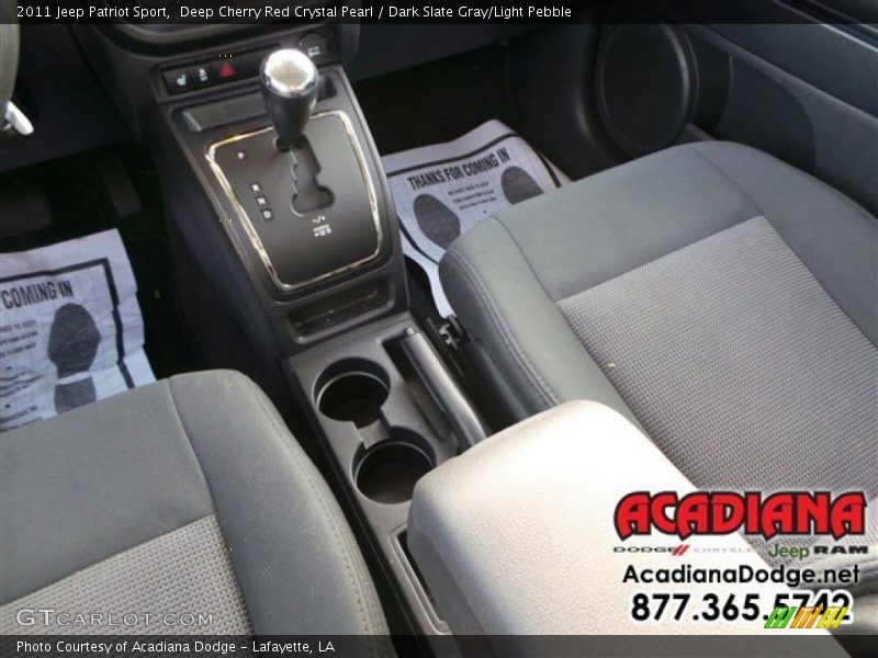 Deep Cherry Red Crystal Pearl / Dark Slate Gray/Light Pebble 2011 Jeep Patriot Sport