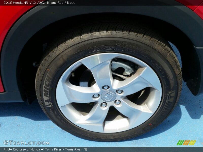 Milano Red / Black 2016 Honda HR-V LX AWD