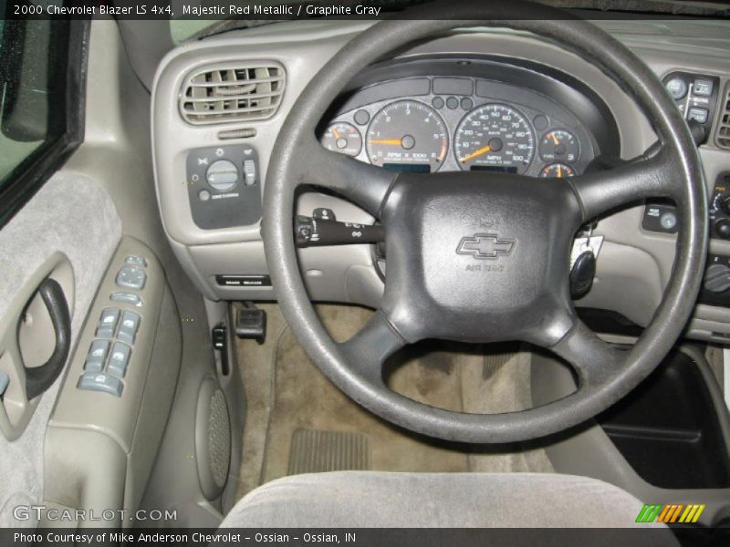 Majestic Red Metallic / Graphite Gray 2000 Chevrolet Blazer LS 4x4