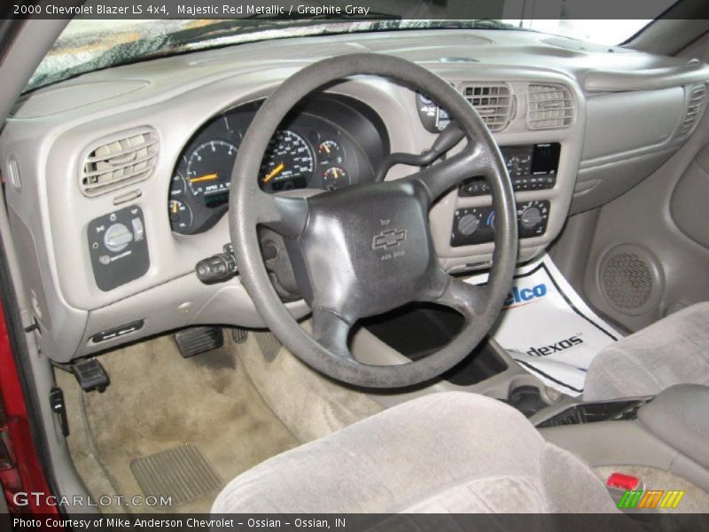 Majestic Red Metallic / Graphite Gray 2000 Chevrolet Blazer LS 4x4