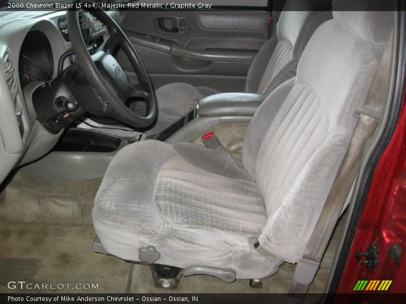 Majestic Red Metallic / Graphite Gray 2000 Chevrolet Blazer LS 4x4