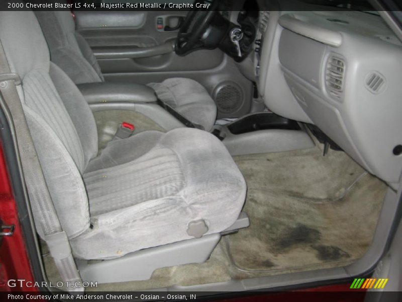 Majestic Red Metallic / Graphite Gray 2000 Chevrolet Blazer LS 4x4
