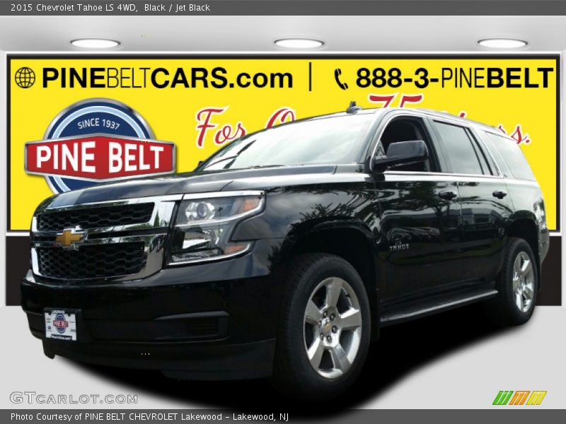 Black / Jet Black 2015 Chevrolet Tahoe LS 4WD