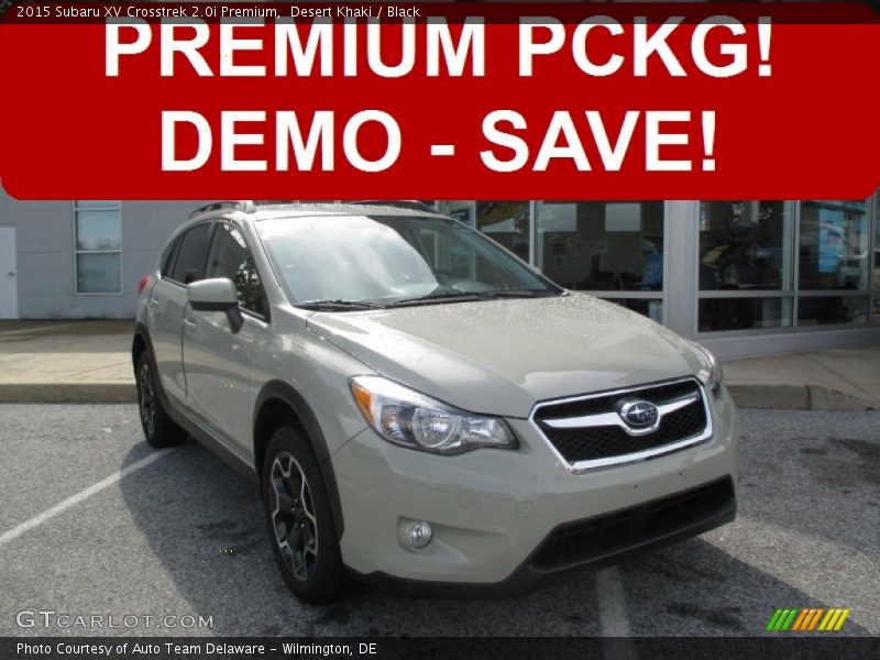 Desert Khaki / Black 2015 Subaru XV Crosstrek 2.0i Premium