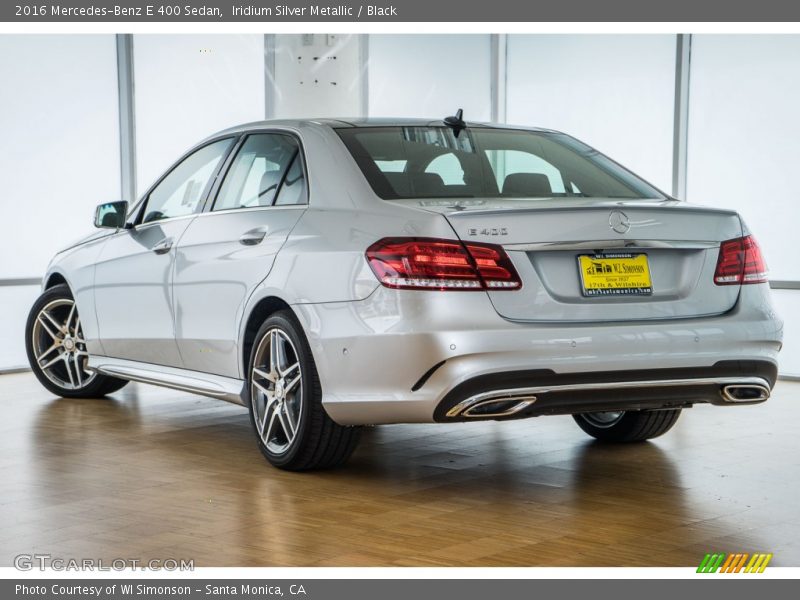 Iridium Silver Metallic / Black 2016 Mercedes-Benz E 400 Sedan