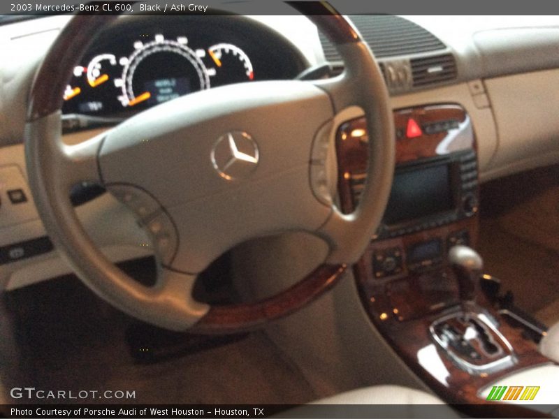 Black / Ash Grey 2003 Mercedes-Benz CL 600