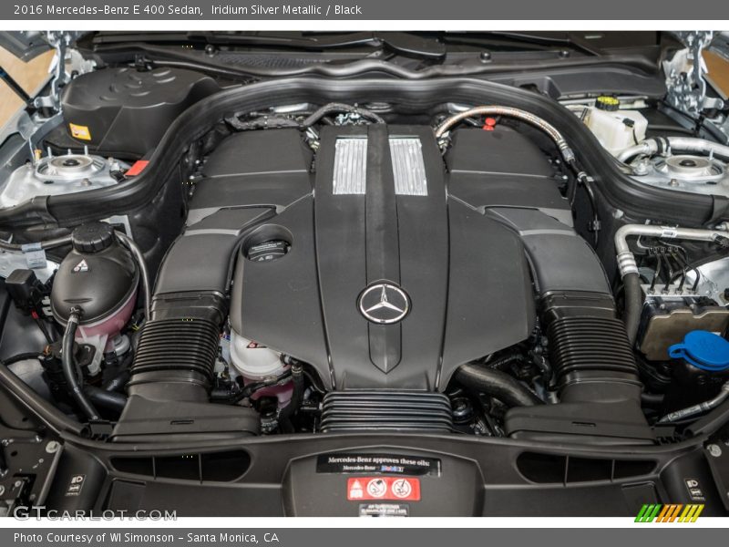 Iridium Silver Metallic / Black 2016 Mercedes-Benz E 400 Sedan