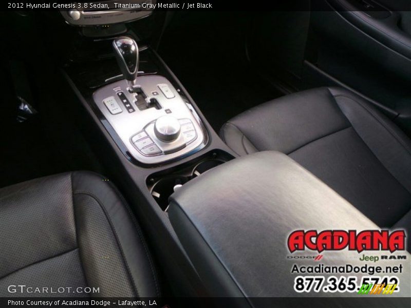 Titanium Gray Metallic / Jet Black 2012 Hyundai Genesis 3.8 Sedan