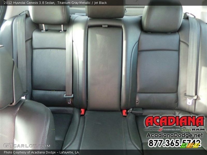Titanium Gray Metallic / Jet Black 2012 Hyundai Genesis 3.8 Sedan