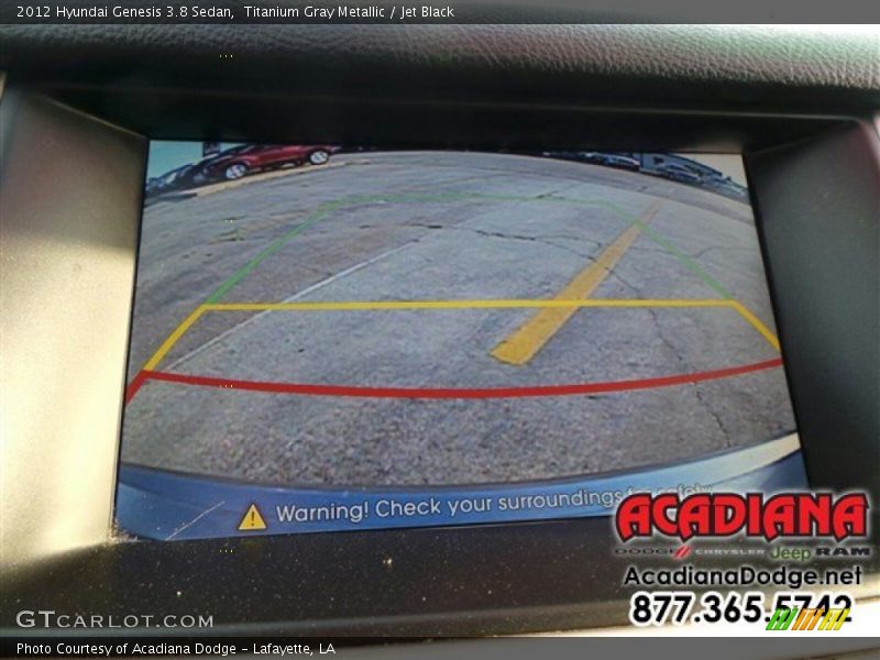 Titanium Gray Metallic / Jet Black 2012 Hyundai Genesis 3.8 Sedan