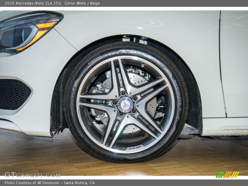 Cirrus White / Beige 2015 Mercedes-Benz CLA 250