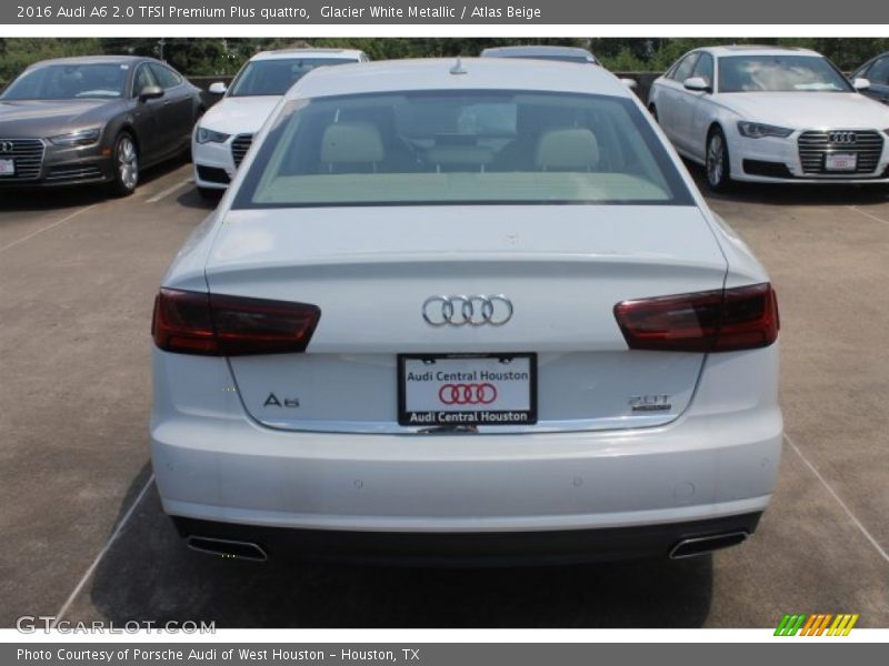 Glacier White Metallic / Atlas Beige 2016 Audi A6 2.0 TFSI Premium Plus quattro