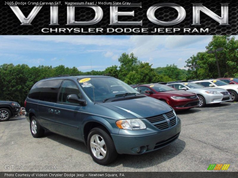 Magnesium Pearl / Medium Slate Gray 2005 Dodge Grand Caravan SXT