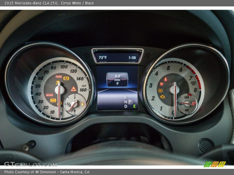 Cirrus White / Black 2015 Mercedes-Benz CLA 250