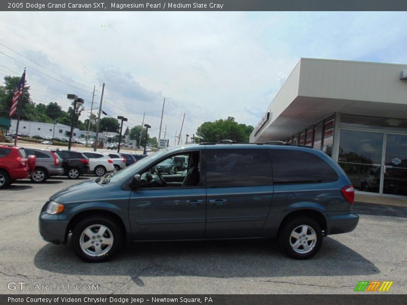 Magnesium Pearl / Medium Slate Gray 2005 Dodge Grand Caravan SXT