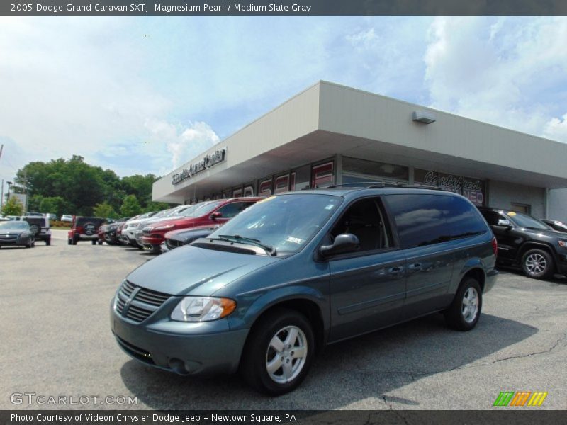 Magnesium Pearl / Medium Slate Gray 2005 Dodge Grand Caravan SXT