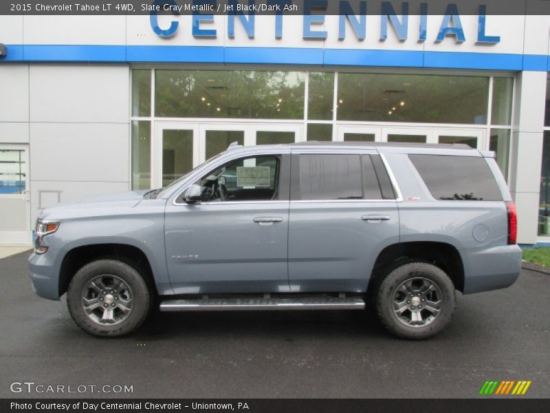 Slate Gray Metallic / Jet Black/Dark Ash 2015 Chevrolet Tahoe LT 4WD