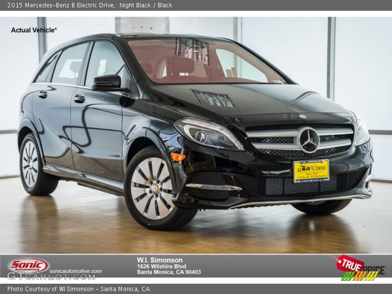 Night Black / Black 2015 Mercedes-Benz B Electric Drive