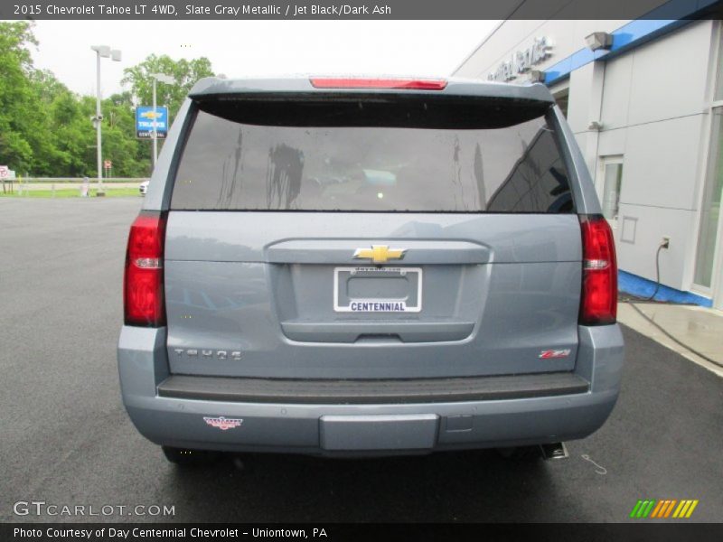 Slate Gray Metallic / Jet Black/Dark Ash 2015 Chevrolet Tahoe LT 4WD