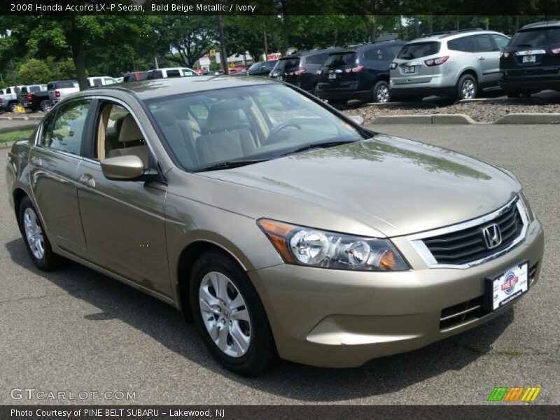 Bold Beige Metallic / Ivory 2008 Honda Accord LX-P Sedan