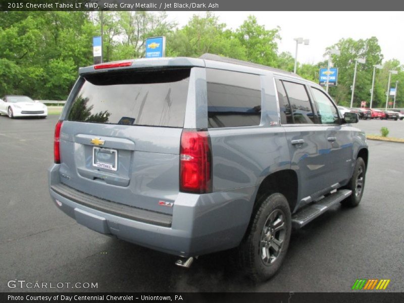Slate Gray Metallic / Jet Black/Dark Ash 2015 Chevrolet Tahoe LT 4WD