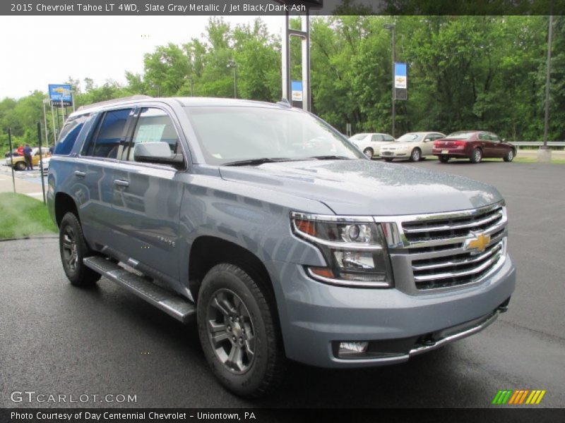 Slate Gray Metallic / Jet Black/Dark Ash 2015 Chevrolet Tahoe LT 4WD