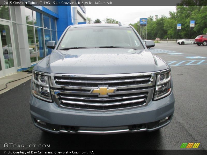 Slate Gray Metallic / Jet Black/Dark Ash 2015 Chevrolet Tahoe LT 4WD