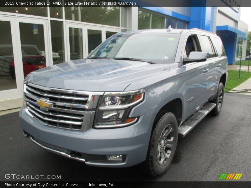 Slate Gray Metallic / Jet Black/Dark Ash 2015 Chevrolet Tahoe LT 4WD