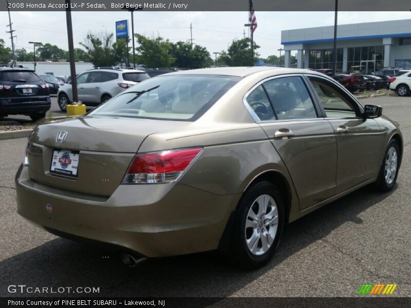 Bold Beige Metallic / Ivory 2008 Honda Accord LX-P Sedan