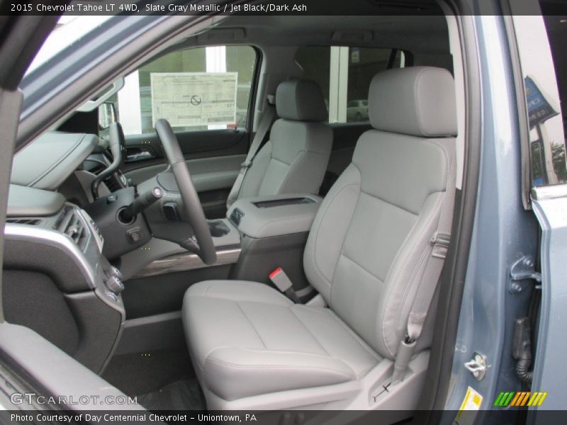 Slate Gray Metallic / Jet Black/Dark Ash 2015 Chevrolet Tahoe LT 4WD