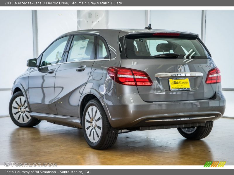 Mountain Grey Metallic / Black 2015 Mercedes-Benz B Electric Drive