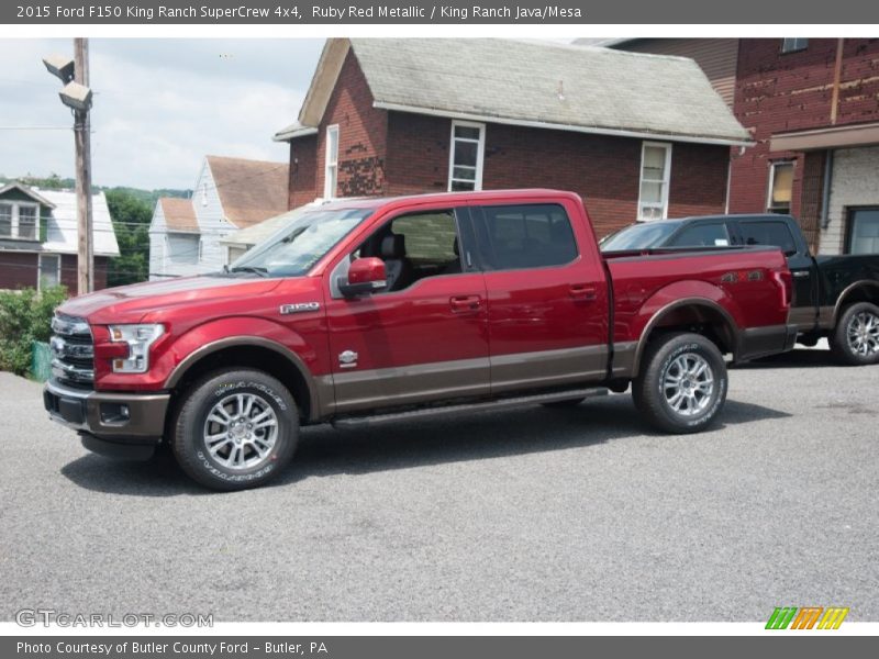 Ruby Red Metallic / King Ranch Java/Mesa 2015 Ford F150 King Ranch SuperCrew 4x4