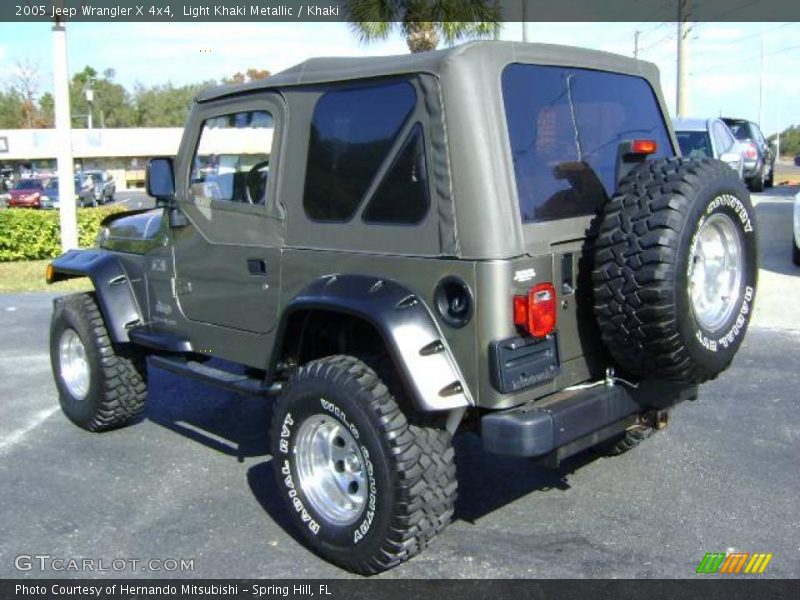 Light Khaki Metallic / Khaki 2005 Jeep Wrangler X 4x4