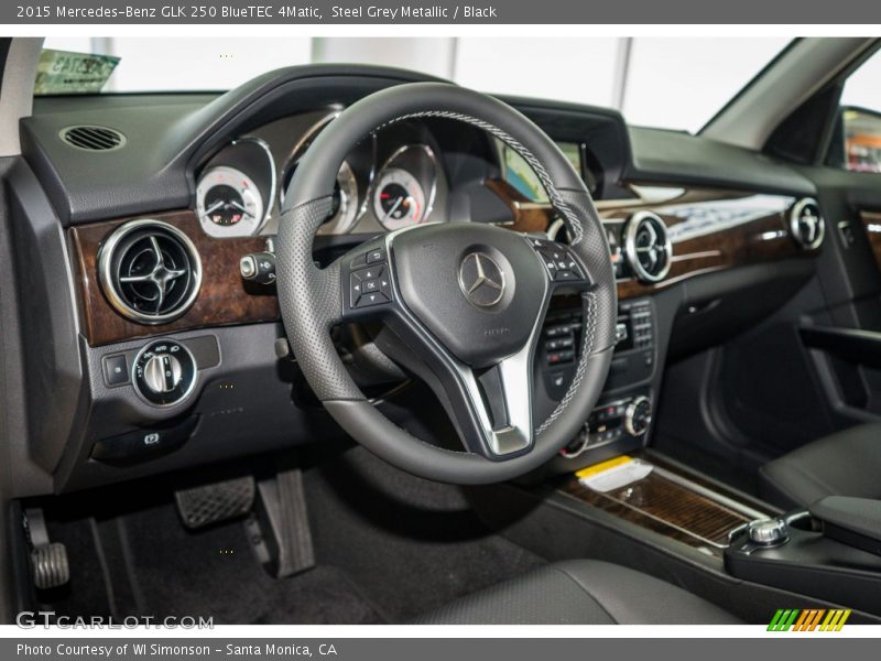 Steel Grey Metallic / Black 2015 Mercedes-Benz GLK 250 BlueTEC 4Matic