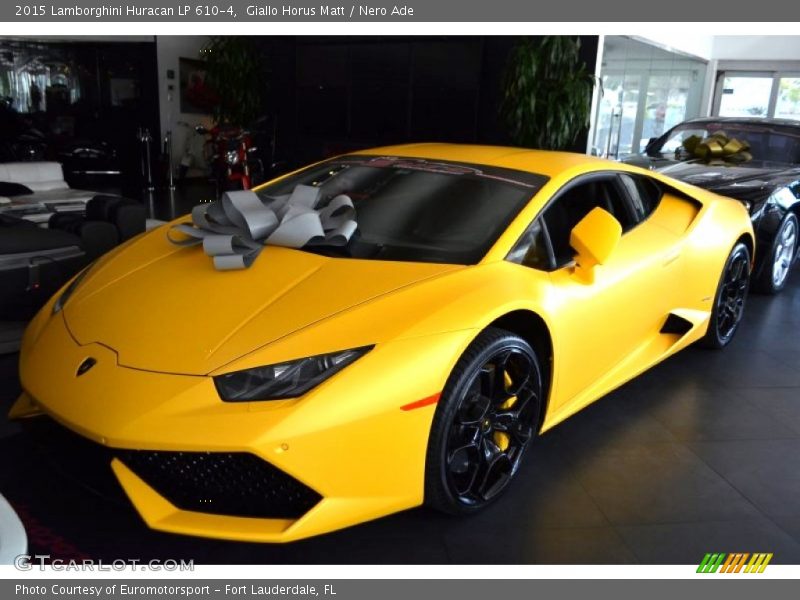  2015 Huracan LP 610-4 Giallo Horus Matt