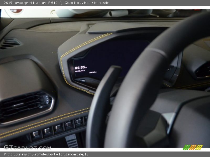 Giallo Horus Matt / Nero Ade 2015 Lamborghini Huracan LP 610-4