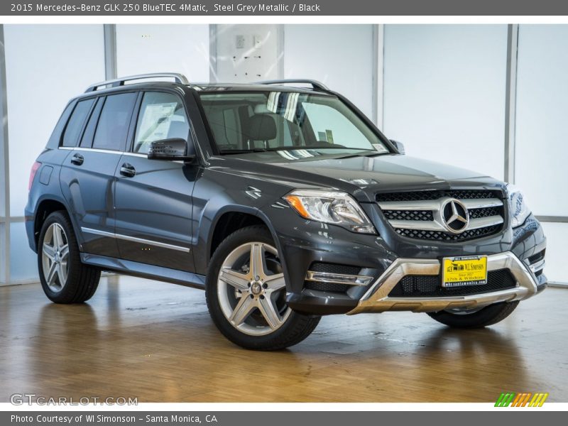 Steel Grey Metallic / Black 2015 Mercedes-Benz GLK 250 BlueTEC 4Matic